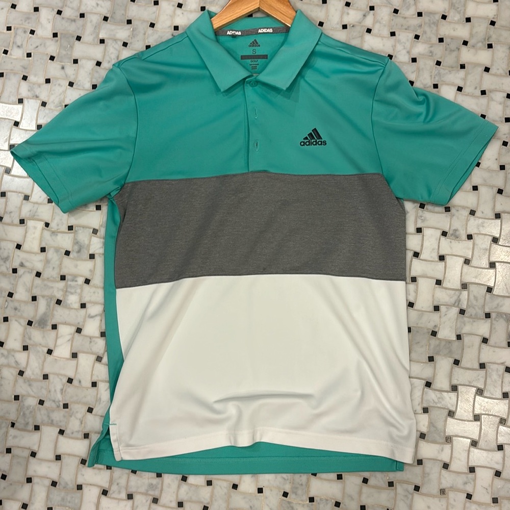 Adidas Tri-Color Golf Polo